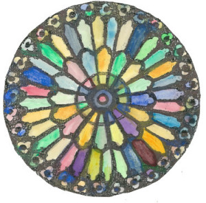 Rose window - color - clean